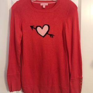 Lily Pulitzer heart sweater